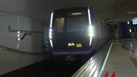Yeni qatar sərnişinlərin ixtiyarına verildi - FOTOLAR