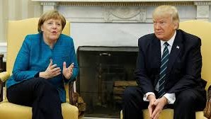 Merkel Trampla g&ouml;r&uuml;şəcək