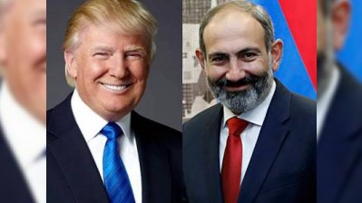 Tramp Paşinyanla Qarabağdan DANIŞDI