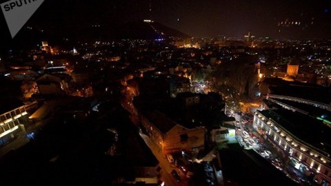 Gürcüstanda işıqlar söndü