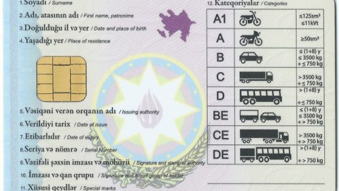 Yeni s&uuml;r&uuml;c&uuml;l&uuml;k vəsiqələrinin verilmə vaxtı məlum oldu 