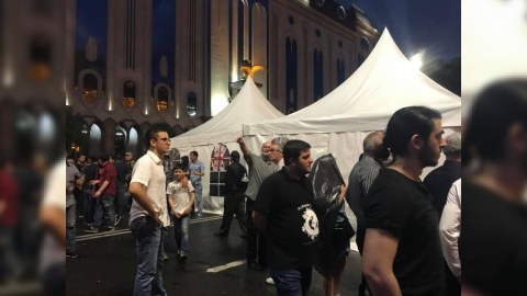 Gürcüstanda iki aksiya iştirakçısı saxlanıldı