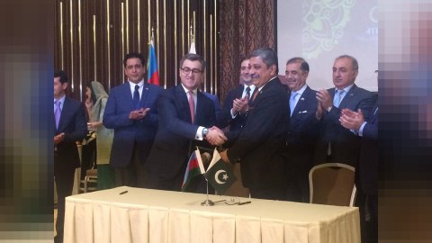 Azərbaycanla Pakistan arasında sənəd imzalandı