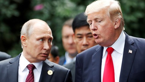 Putin-Tramp görüşü başladı
