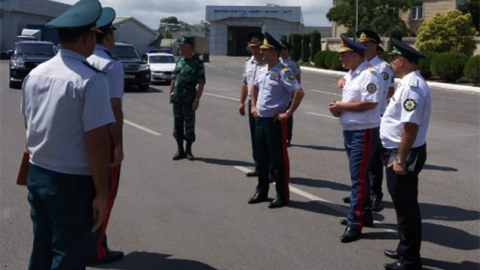 Generallar &ldquo;Astara&rdquo; sərhədini yoxladı - FOTO