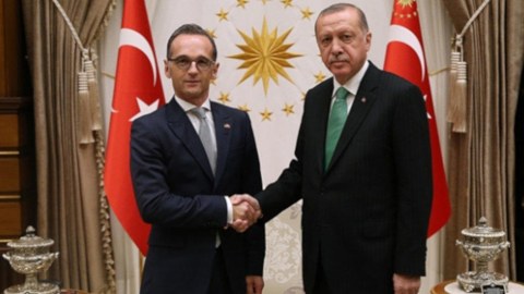 Ərdoğan almaniyalı nazirlə g&ouml;r&uuml;şd&uuml;