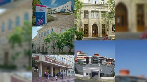 Ən yaxşı 5 universitetin rektoru mükafatlandırıldı - FOTOLAR  