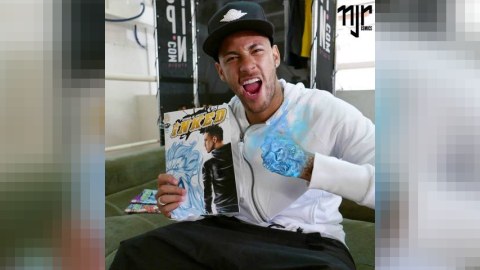 Neymar &ouml;z&uuml; ilə bağlı yeni komikslər buraxır
