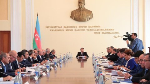 Novruz Məmmədov gələn ilin büdcə layihəsini nazirlərin müzakirəsinə çıxardı - FOTOLAR