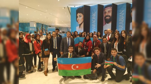 “Azərbaycan Diaspor Gəncləri” təşkilatının koordinatoru Dünya Gənclər Forumunda - FOTO