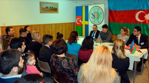 Diaspor Komitəsinin nümayəndə heyəti İsveç Azərbaycan Birliyinin tədbirində 