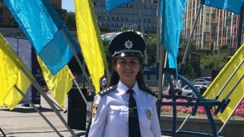 Ukraynada polis rəisi olan azərbaycanlı xanım - FOTO 