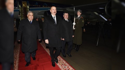 İlham Əliyev Belarusa rəsmi səfər edib - FOTOLAR