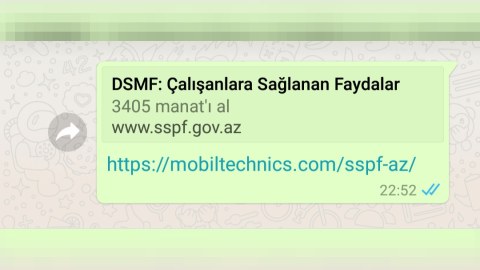 Azərbaycan vətəndaşlarına “WhatsApp” hücumu: NAZİRLİKDƏN XƏBƏRDARLIQ