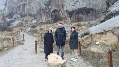 Hacıbəylinin varisləri Azərbaycanın tarixi ilə tanış olublar - FOTO