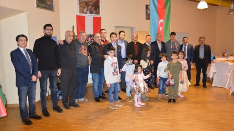 Azərbaycan diaspor təşkilatı Avstriyada bayram tədbiri keçirib - FOTO