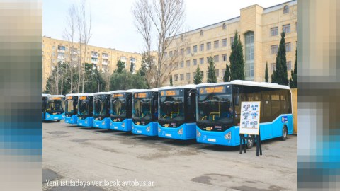 Bu marşrut xətlərində avtobuslar yenilənib - FOTO