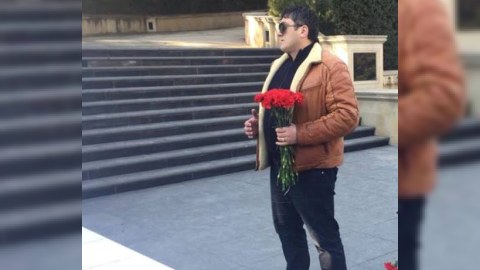 Məhbəsdən çıxan məşhur idmançı Bakıdan Şəkiyə yürüşə çıxdı - FOTOLAR   