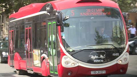 Avtobus dayanacaqları dəyişdirilir &ndash; yolun hərəkət buraxmaq qabiliyyəti artıb