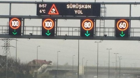 Bakı Nəqliyyat Agentliyi bəzi yollarda sürət həddini aşağı saldı   
