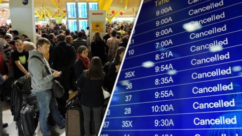Belçikada 591 sərnişin və yük reysi ləğv edildi 