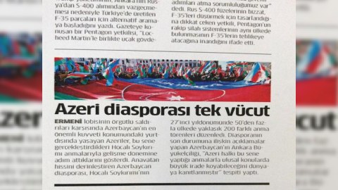 Türkiyə mətbuatı Azərbaycan diasporunun gücündən YAZDI
