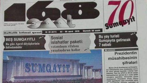 &ldquo;168 saat&rdquo; qəzeti&nbsp;bərpa olundu - Təsis&ccedil;i ortaya&nbsp;İDDİA qoydu