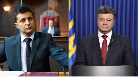 Zelenski  Poroşenko ilə debata gəlmədi