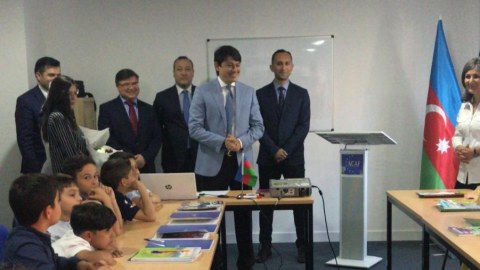 Fransanın Nant şəhərində Azərbaycan məktəbi açıldı - FOTOLAR  