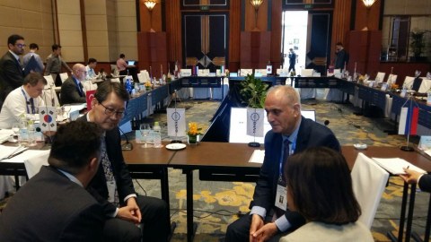 Hanoyda AZƏRTAC və Yonhap informasiya agentliklərinin rəhbərləri görüşdü