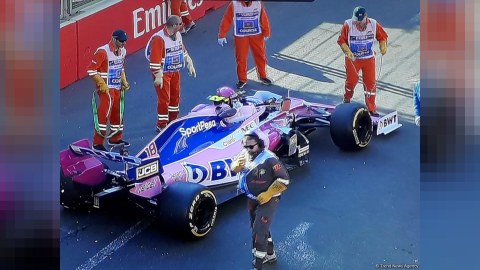 Formula 1 pilotu da qəzaya düşdü
