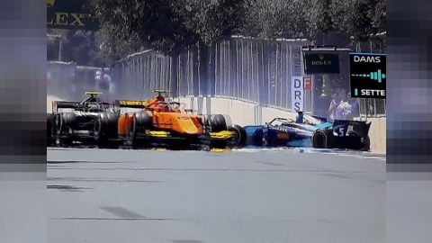 Formula 2-də qəzalar – Üç pilot yarışı dayandırdı