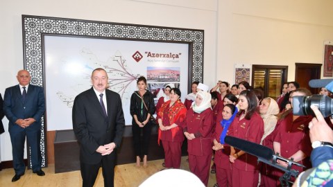 Prezident və birinci xanım Qobustanda - Açılışlar oldu - YENİLƏNİB-2