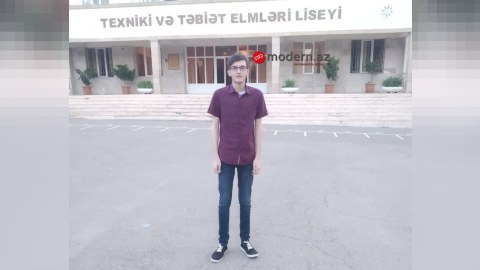 Qəbul imtahanında ən yüksək bal toplayan abituriyent Modern.az-a danışdı: “Suallar çox da çətin deyildi”