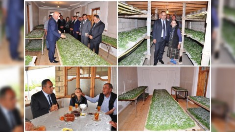 Goranboyun başçısı kümçülərlə görüşdü