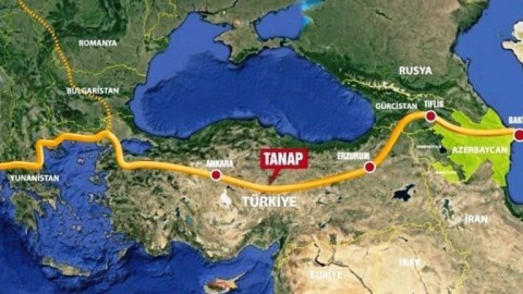 TANAP-ın I mərhələsində 1,5 milyard kubmetr qaz nəql olunub