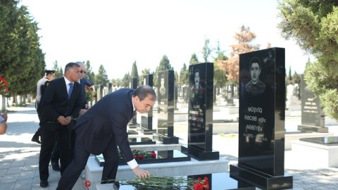 Gəncədə polis işçilərinin peşə bayramı qeyd olunub