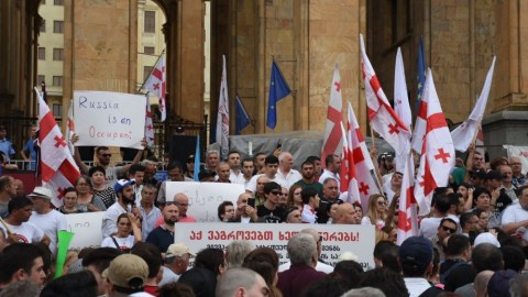 Tiflisdə aksiya 14-cü gündür davam edir