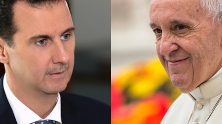 Roma Papasından Bəşər Əsədə ...