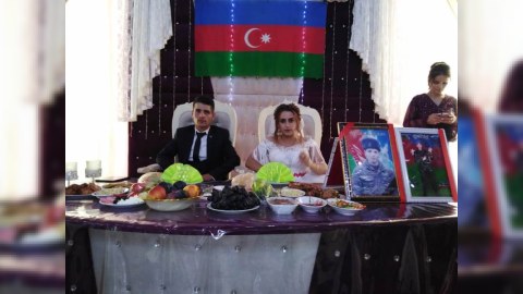Bir “Aprel Şəhidi”nin qardaşı digər “Aprel Şəhidi”nin bacısı ilə ailə qurdu - FOTOLAR + VİDEO