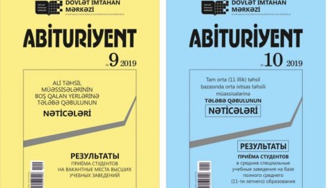 “Abituriyent” jurnalının 9-cu və 10-cu sayları çıxdı