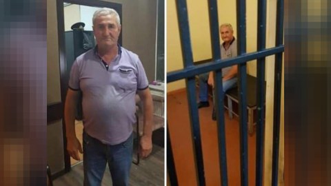 Yol polisini təhqir edən şəxs SAXLANILDI - FOTO