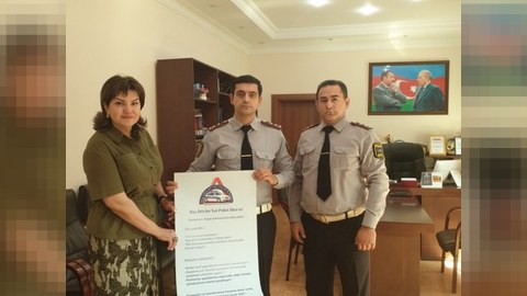 Yol polisi Abşeronda təhsil işçilərini maarifləndirdi