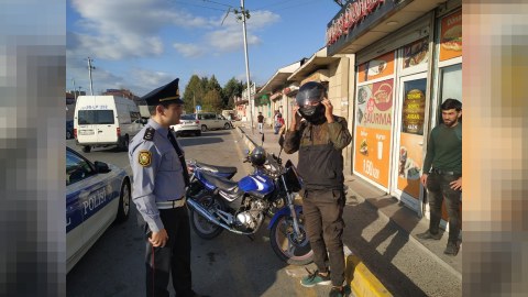 Yol Polisi velosiped və moped sürənlərlə bağlı hərəkətə keçdi     