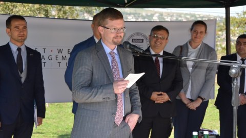 ABŞ səfirinin müavini Lerikdə tibb məntəqəsinin AÇILIŞINDA