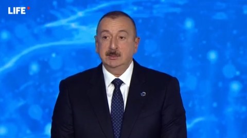 İlham Əliyevdən Paşinyana cavab: “Qarabağ Azərbaycandır və nida işarəsi” - VİDEO
