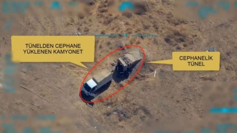 Türk qırıcıları terrorçuları havaya uçurdu - anbaan VİDEO