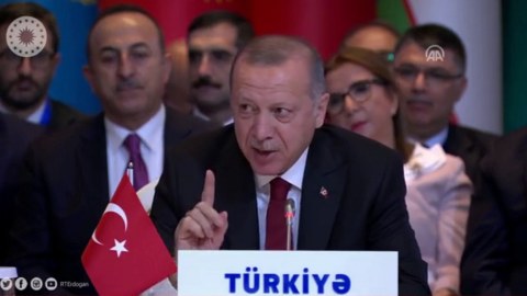 Ərdoğanın “bir millət, altı dövlət” fikri alqışlandı: “Qardaşların bir arada olması hamını güclü edər”