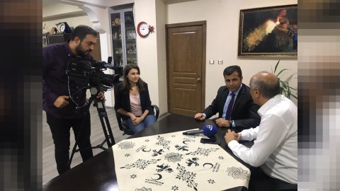 Elşad Eyvazlı Türkiyə telekanalına müsahibə verdi - FOTO+VİDEO