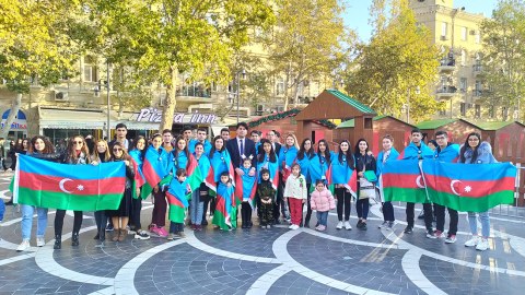 Azərbaycan Diaspor Könüllülərindən möhtəşəm aksiya - FOTO